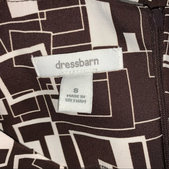 DRESSBARN sheath dress DRESS BARN sleeveless wedding guest size 8 cocktail - Picture 4 of 7